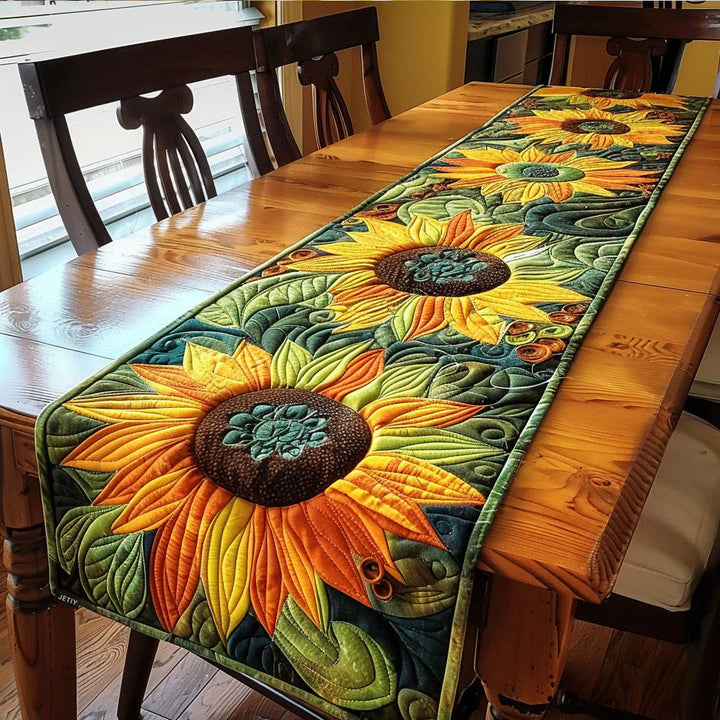Caminito de Mesa Acolchado - Jardín Artístico de Girasoles