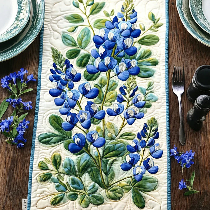 Camino de Mesa Acolchado - Serenata de Bluebonnet