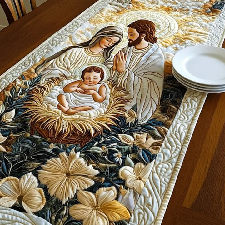 Camino de Mesa Acolchado - Pesebre Divino