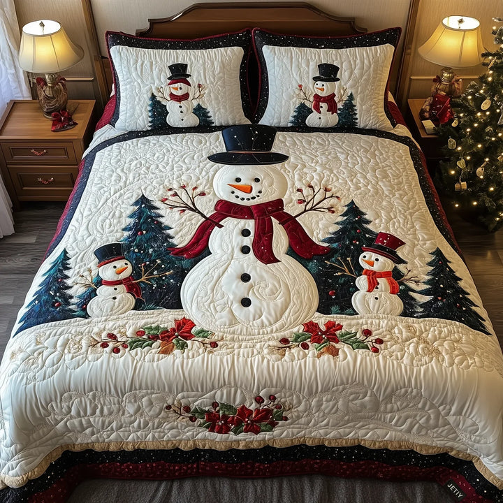 Juego de Ropa de Cama Acolchado de 3 Piezas - Amigos Congelados