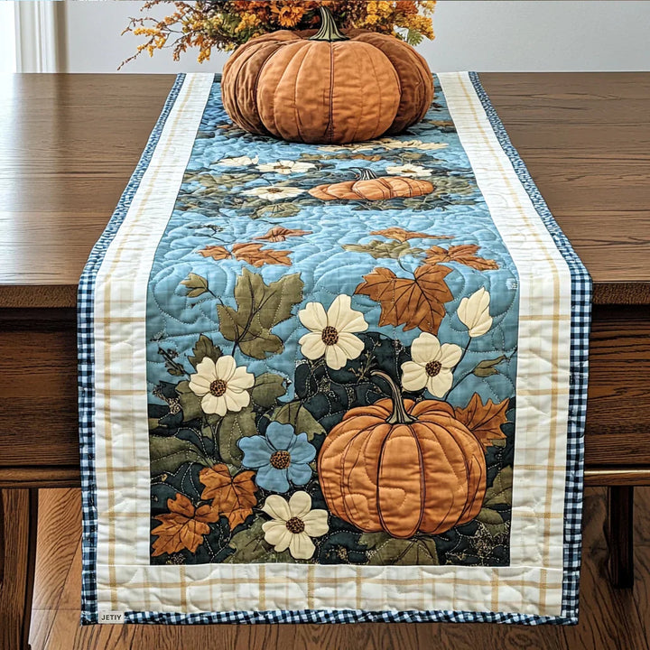 Camino de Mesa Acolchado - Temporada de Especias de Calabaza