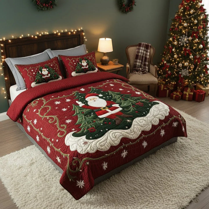 Juego de Ropa de Cama Acolchado de 3 Piezas - Taller de Santa