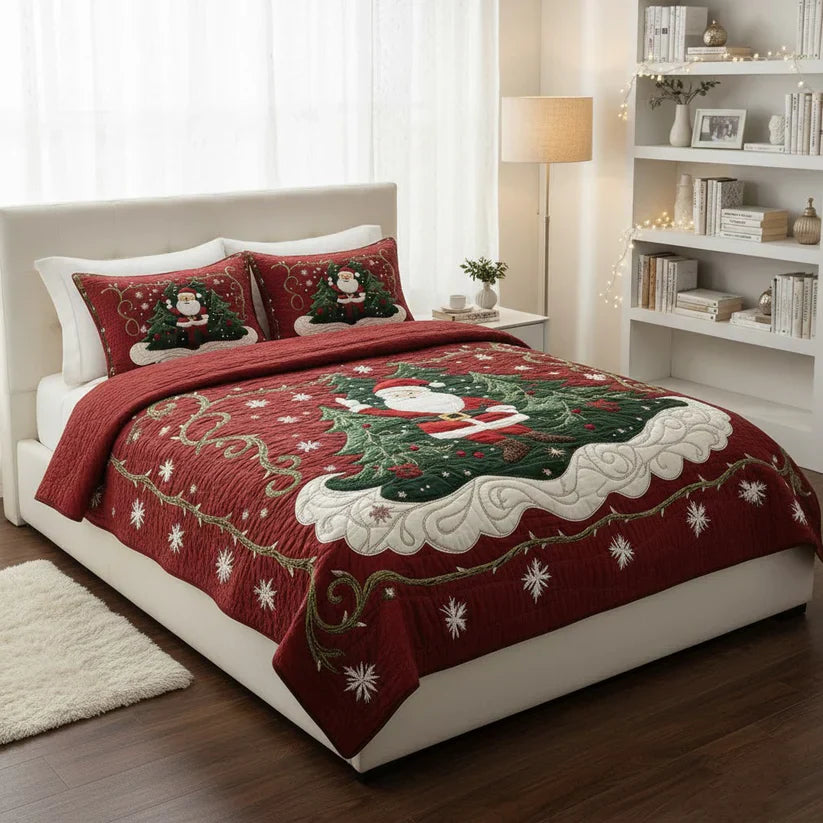 Juego de Ropa de Cama Acolchado de 3 Piezas - Taller de Santa