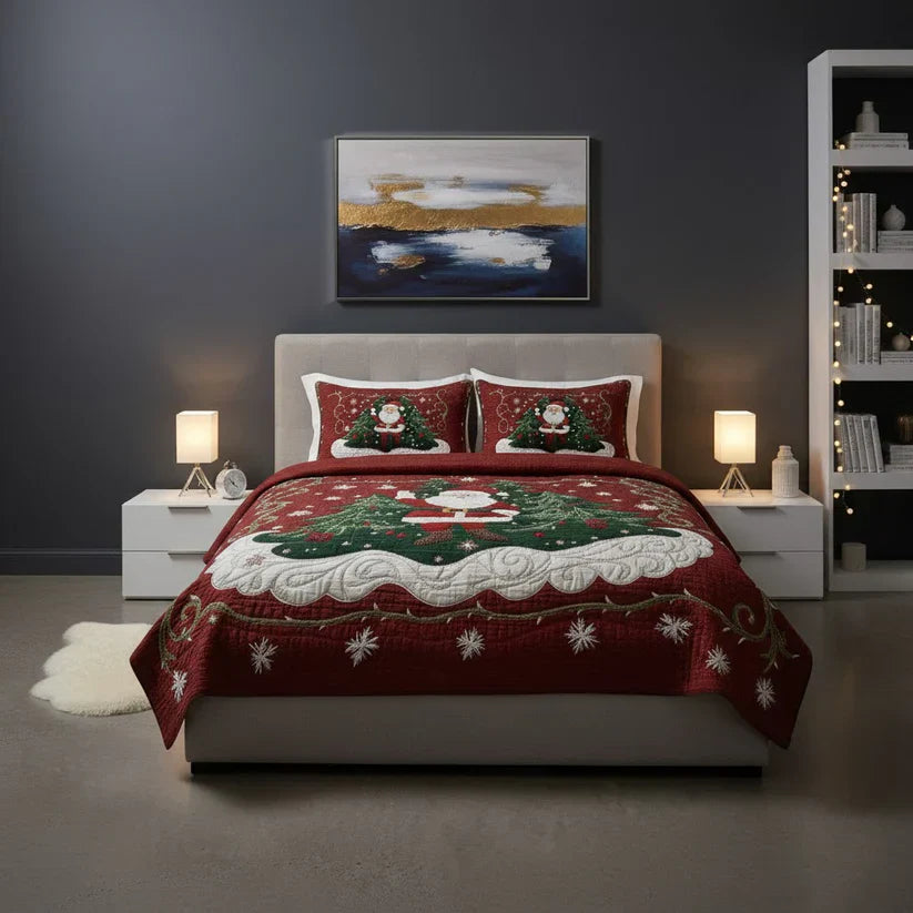 Juego de Ropa de Cama Acolchado de 3 Piezas - Taller de Santa