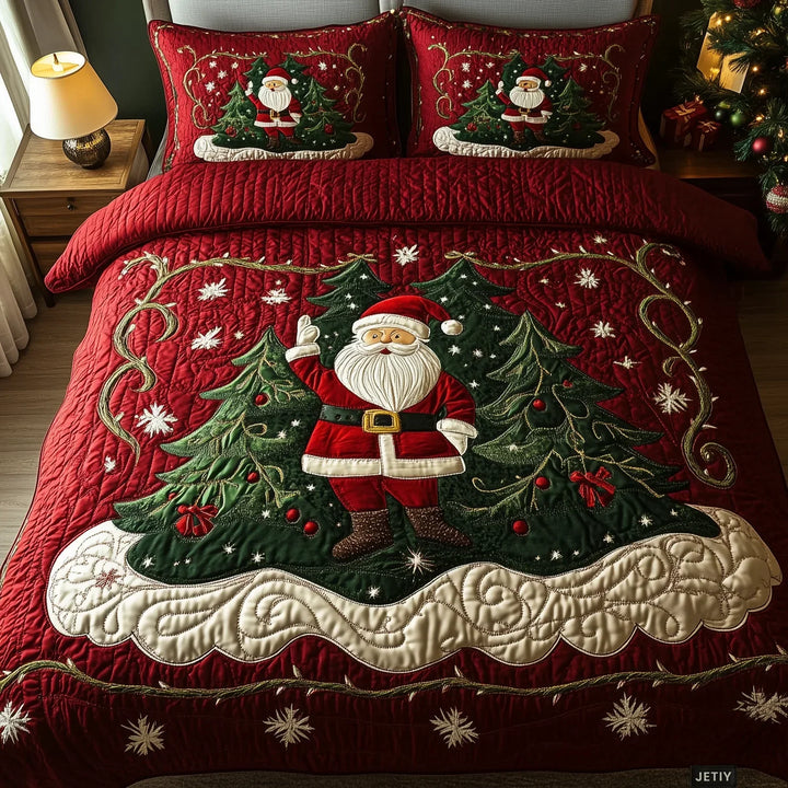 Juego de Ropa de Cama Acolchado de 3 Piezas - Taller de Santa