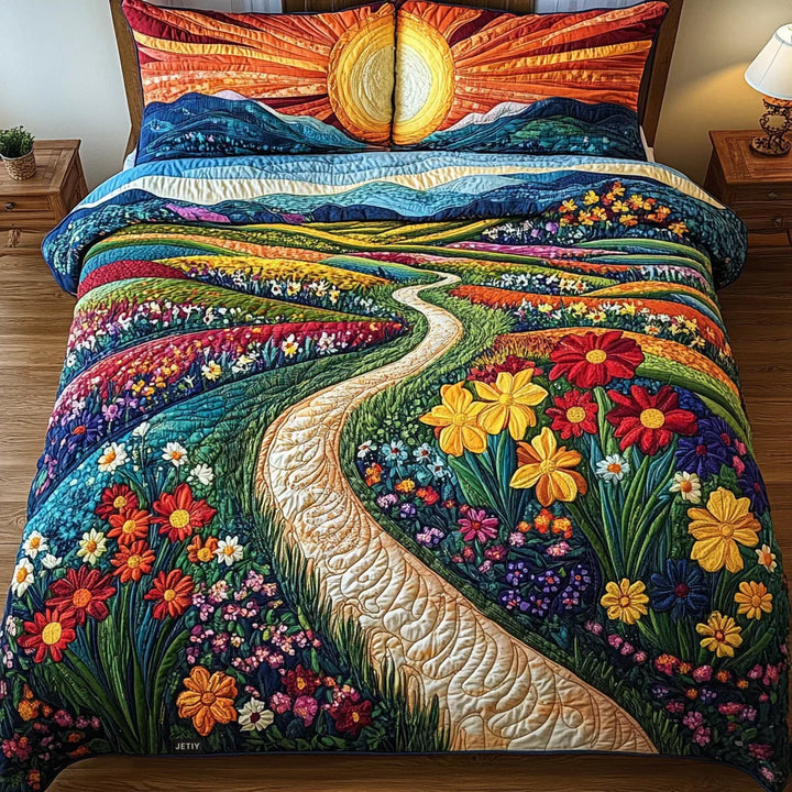 Juego de Ropa de Cama Acolchado de 3 Piezas - Sunbeam